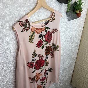 Vince Camuto Floral Front Tunic | 2X